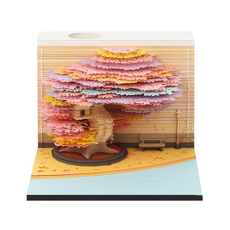 3D Castle Memo Pad, 160 Sheets for Magical Desk Notes