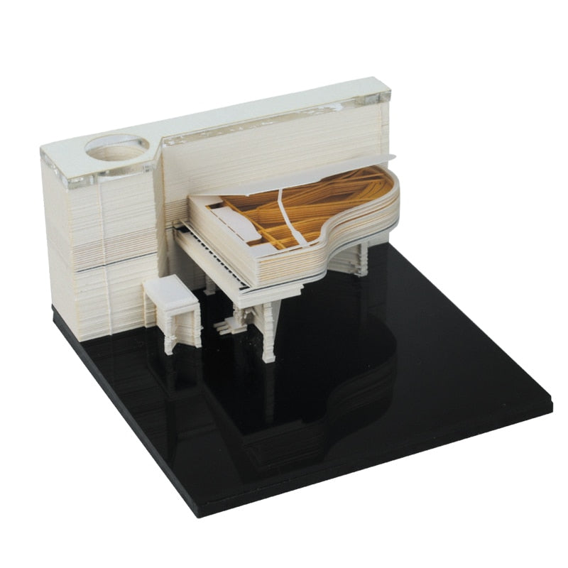 3D Castle Memo Pad, 160 Sheets for Magical Desk Notes