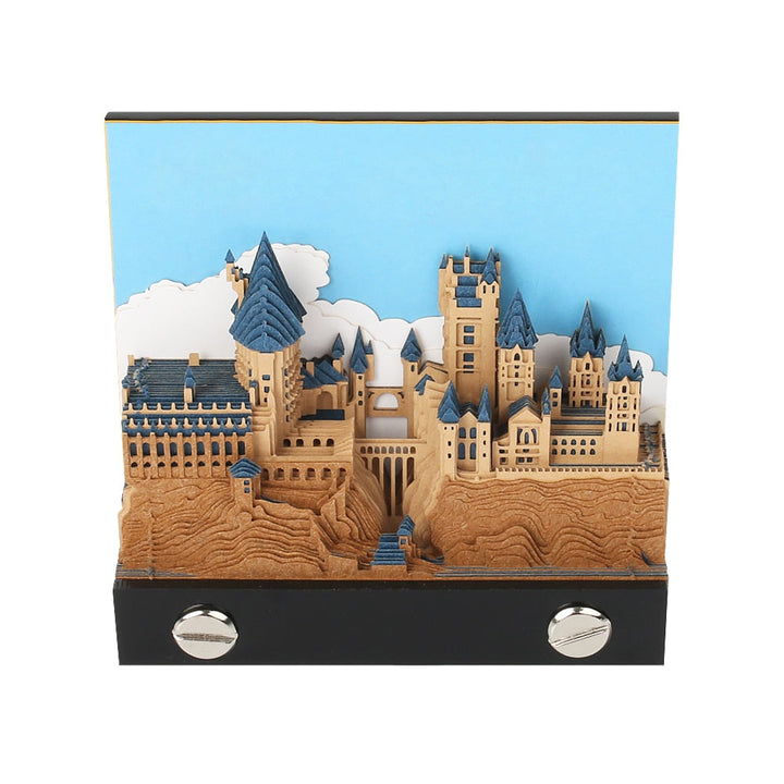 3D Castle Memo Pad, 160 Sheets for Magical Desk Notes