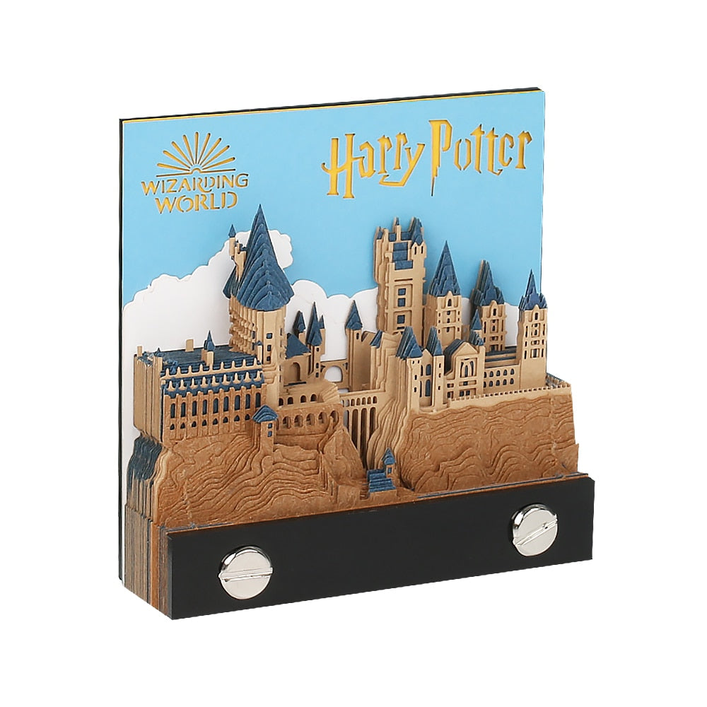 3D Castle Memo Pad, 160 Sheets for Magical Desk Notes