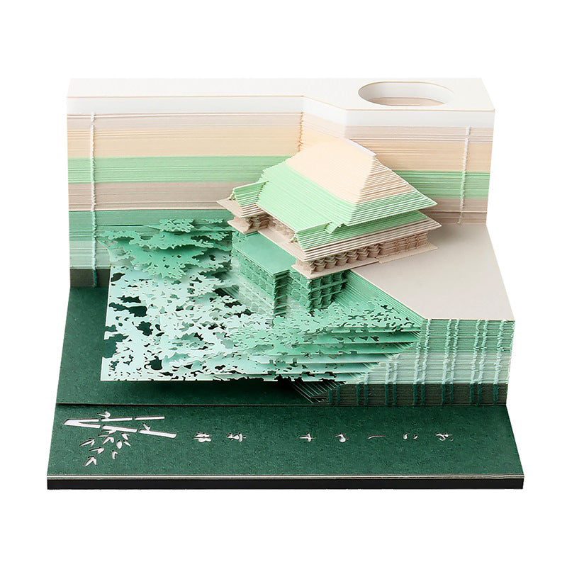 3D Paper Sculpture Sticky Note Desk Display Keepsake