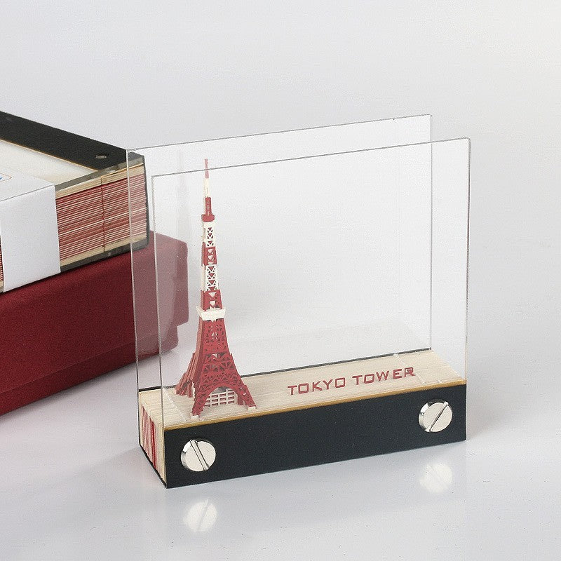 3D Paper Sculpture Sticky Note Desk Display Keepsake