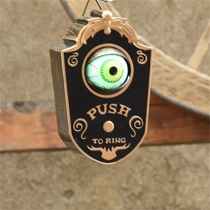 Rotating Eyeball Halloween Doorbell Door Decoration