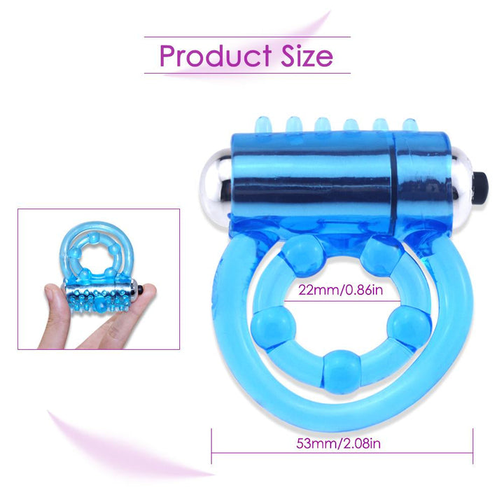 Vibrating Penis Ring for Couples – Textured Stimulation