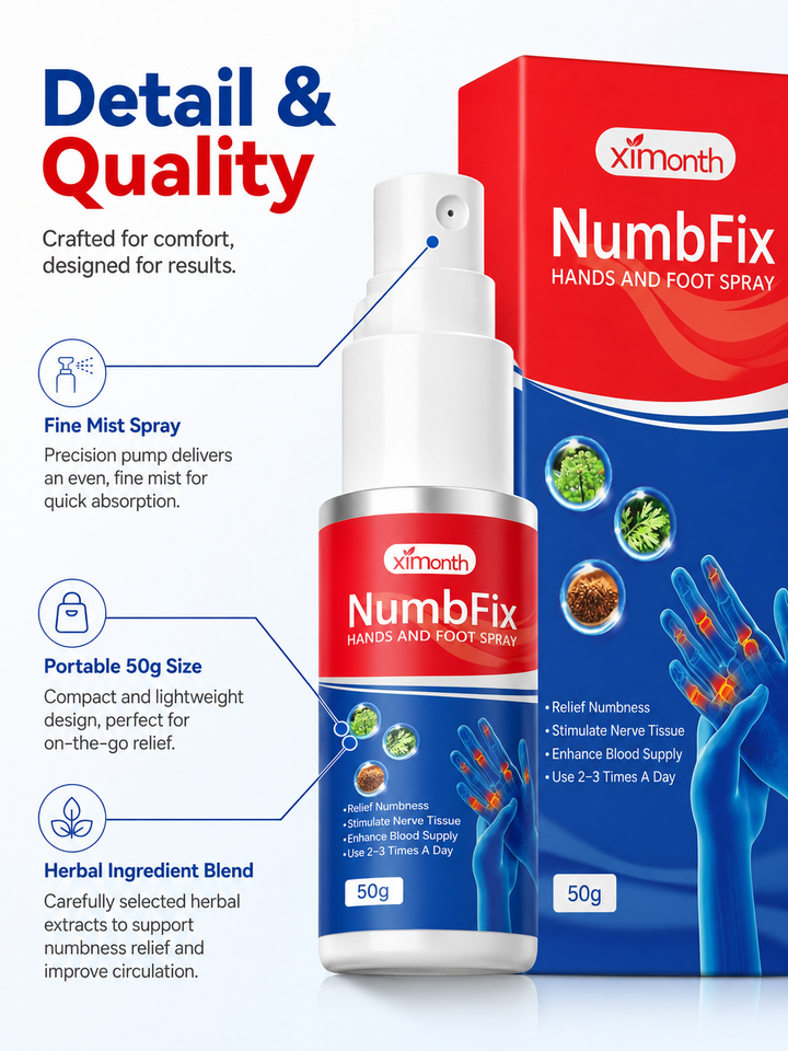 NumbFix Hands & Foot Spray — Relief from Numbness & Nerve Pain