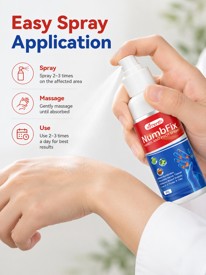 NumbFix Hands & Foot Spray — Relief from Numbness & Nerve Pain