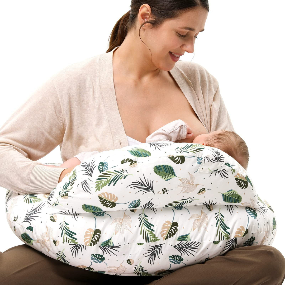 Nursing Pillow for Breastfeeding and Baby Feeding Support