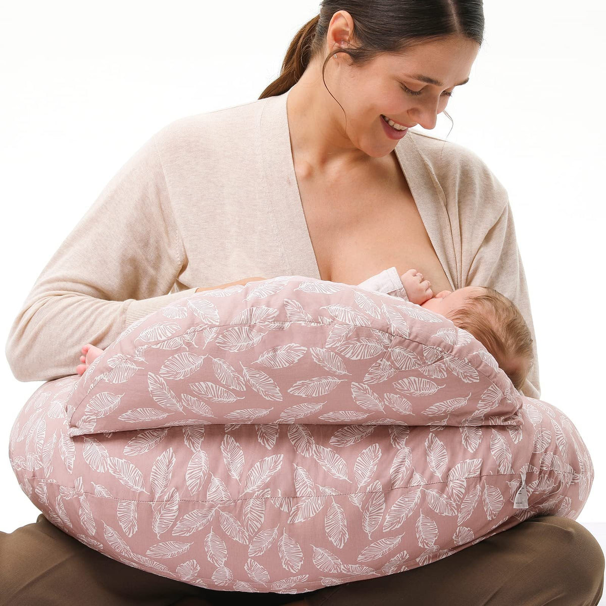 Nursing Pillow for Breastfeeding and Baby Feeding Support