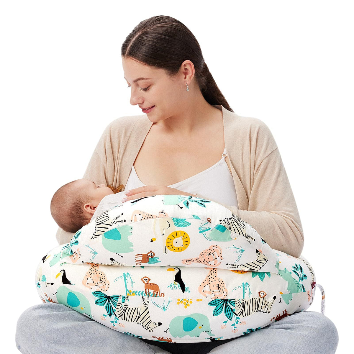 Nursing Pillow for Breastfeeding and Baby Feeding Support