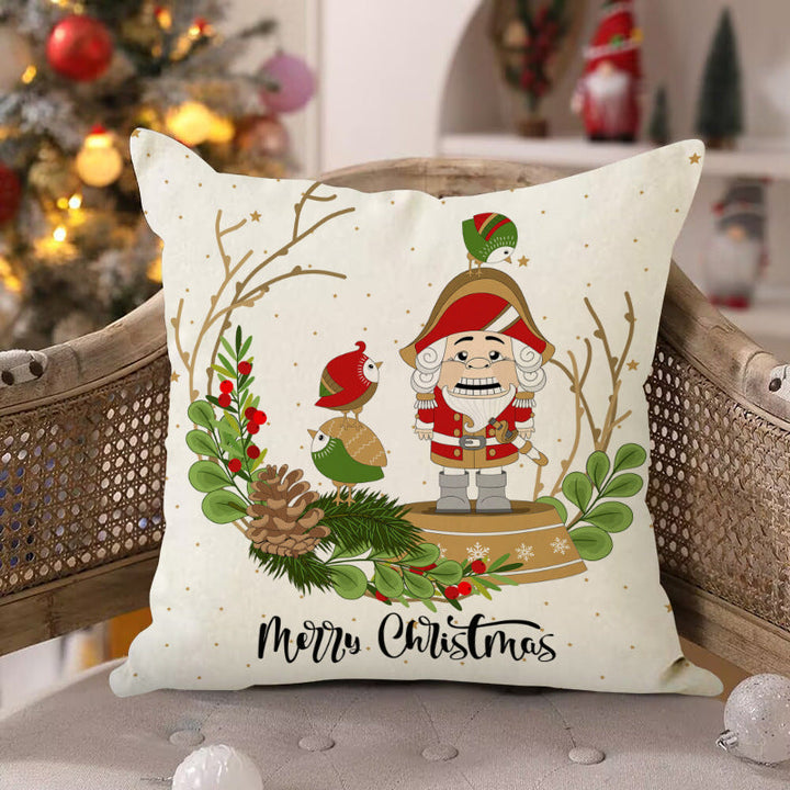 Christmas Pillow Cover for a Cozy Holiday Living Room
