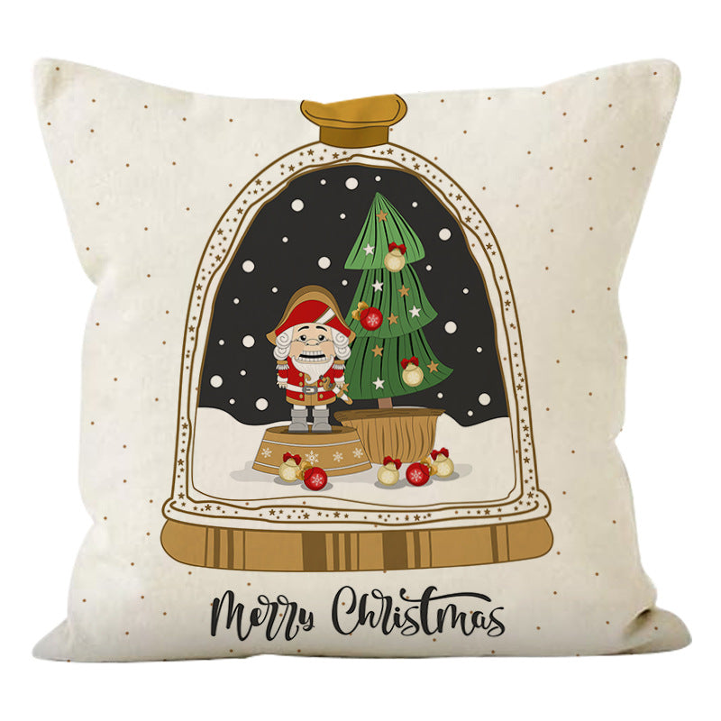 Christmas Pillow Cover for a Cozy Holiday Living Room