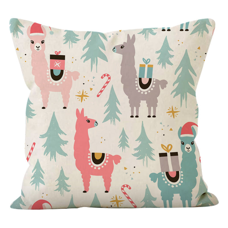 Christmas Pillow Cover for a Cozy Holiday Living Room