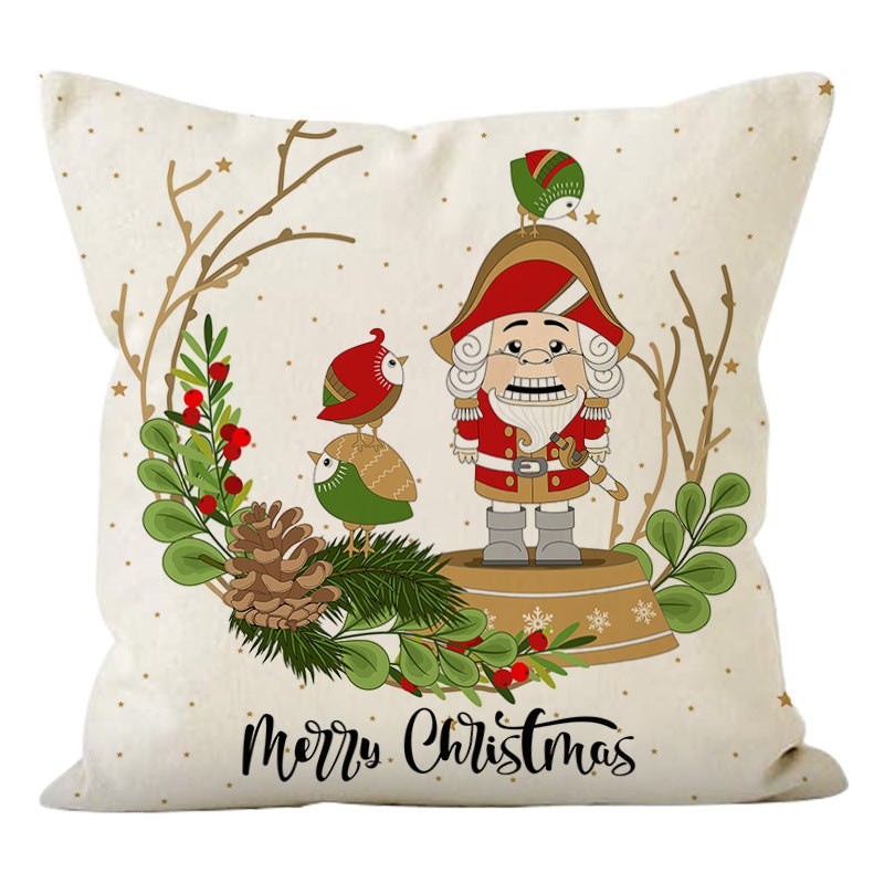 Christmas Pillow Cover for a Cozy Holiday Living Room