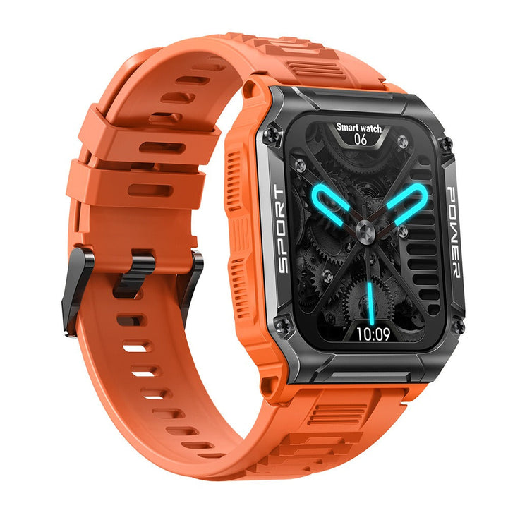 Rugged Smart Watch with Bluetooth Calls & Heart Rate