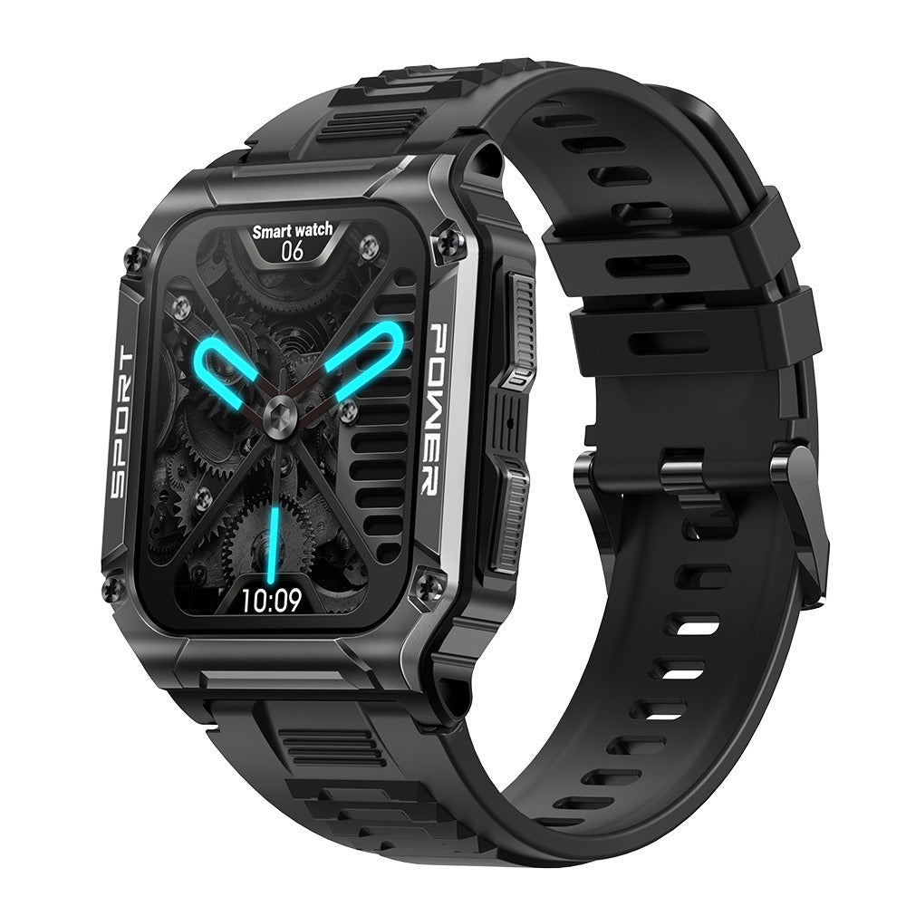 Rugged Smart Watch with Bluetooth Calls & Heart Rate