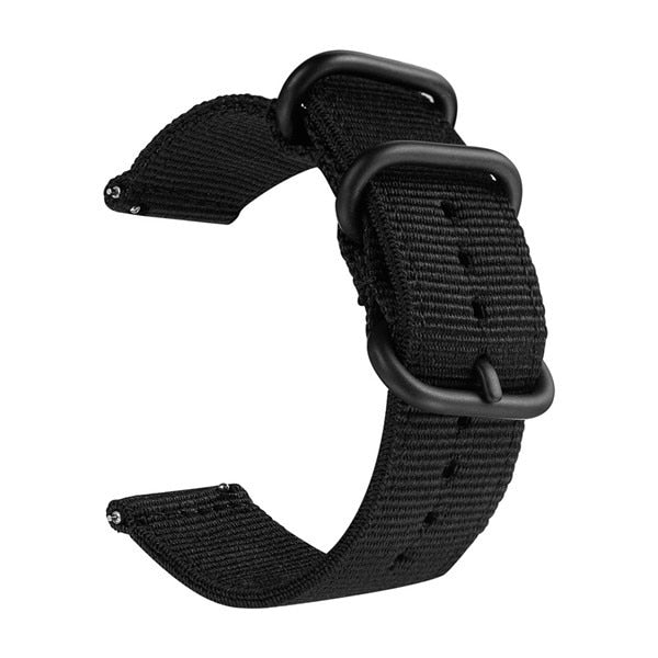 Woven Nylon Canvas Watch Band for Amazfit & Samsung Gear
