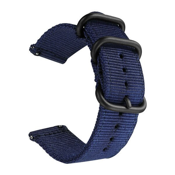 Woven Nylon Canvas Watch Band for Amazfit & Samsung Gear
