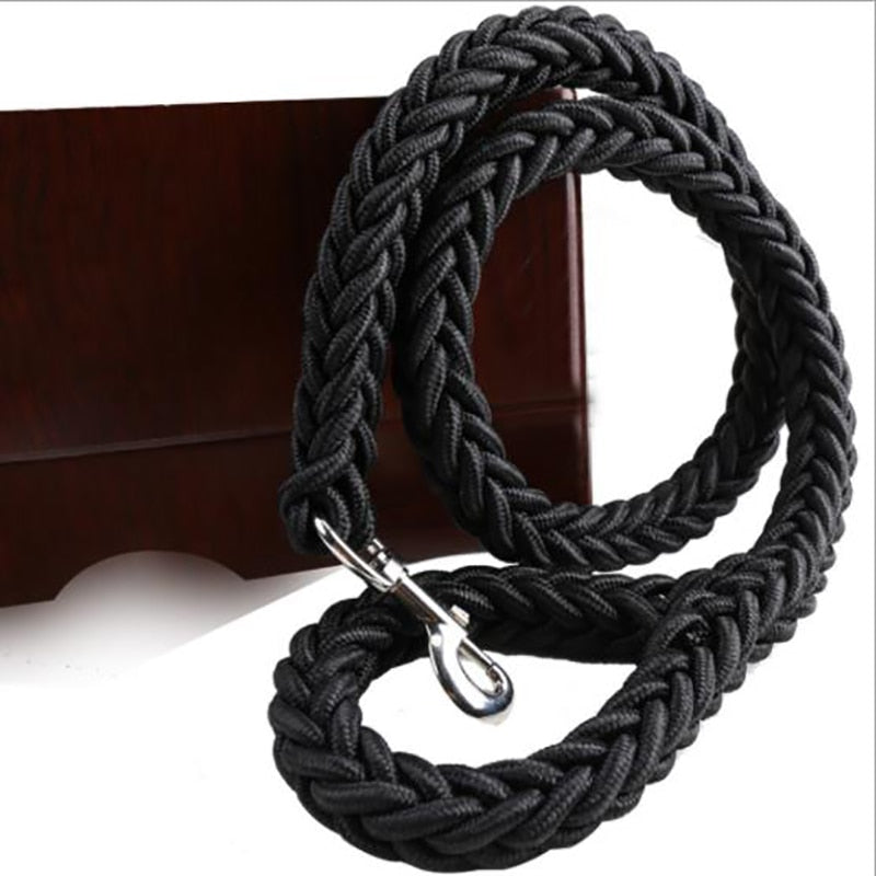 Nylon Dog Leash for Large Dogs | Eight-Strand Rope