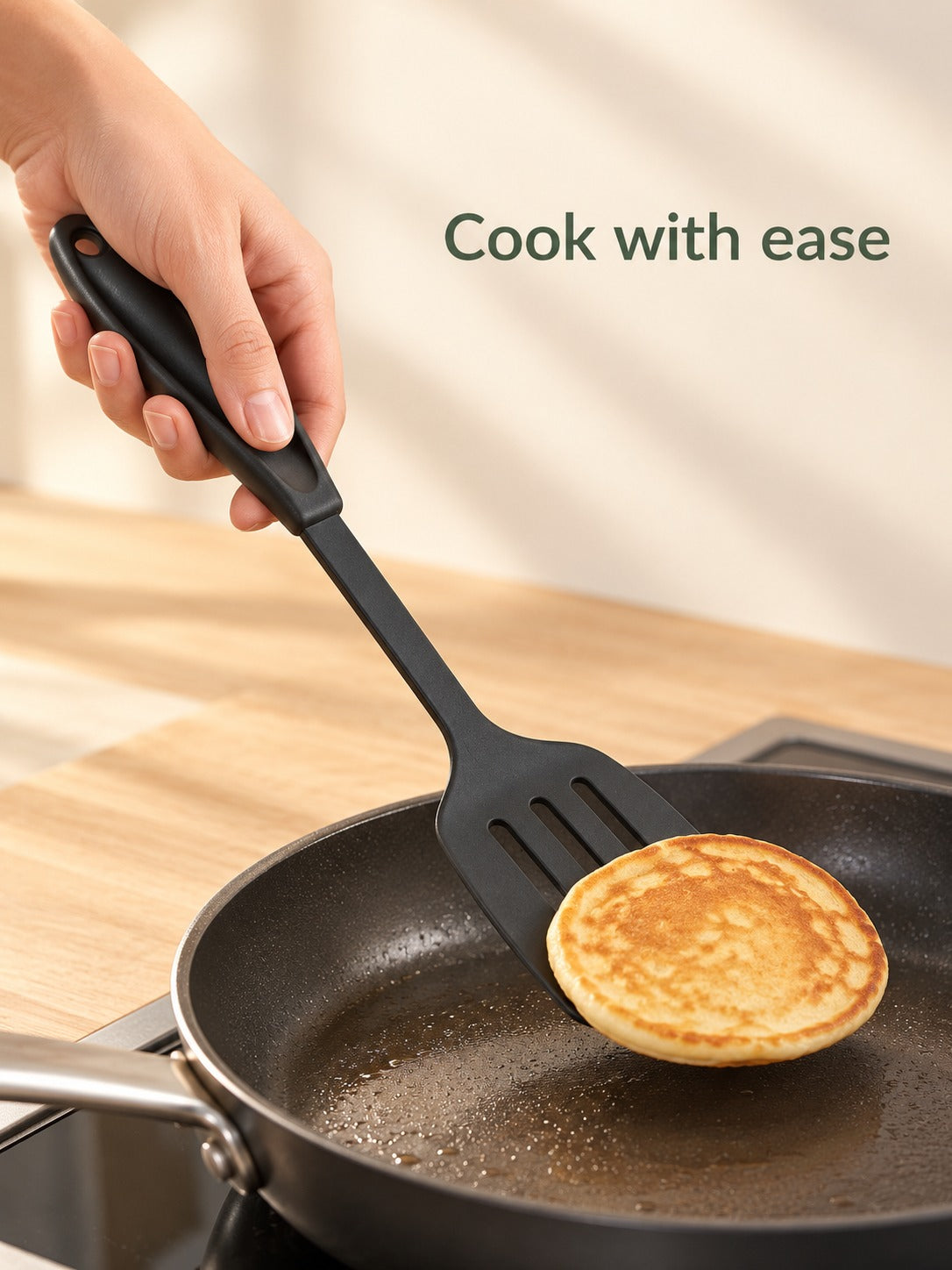 Nylon Kitchen Utensil Set, 5-Piece Non-Stick Cooking Tools