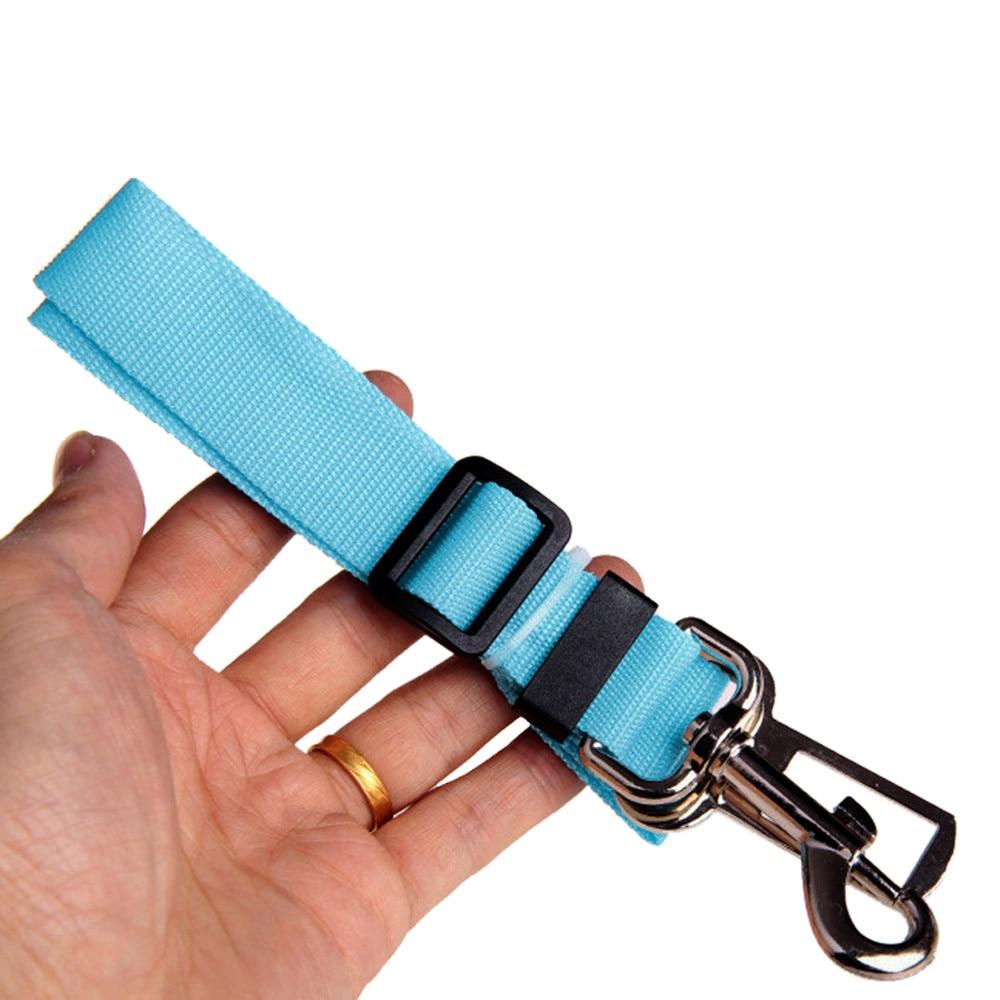 Nylon Dog Car Seat Belt Leash with Chrome Swivel Snap