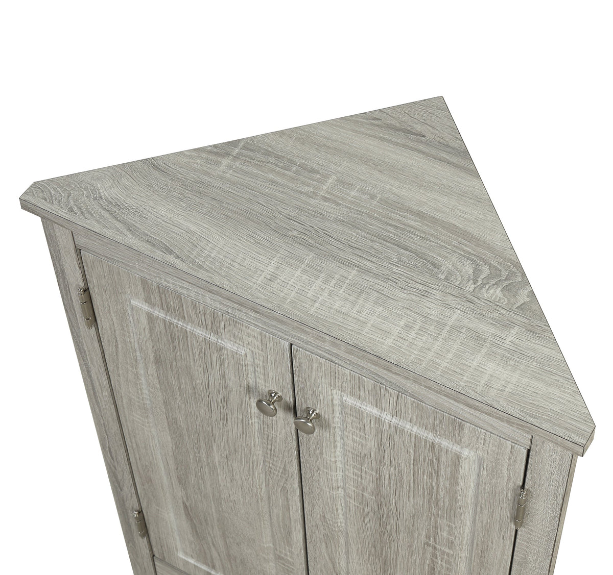 Triangle Bathroom Storage Cabinet with Adjustable Shelves
