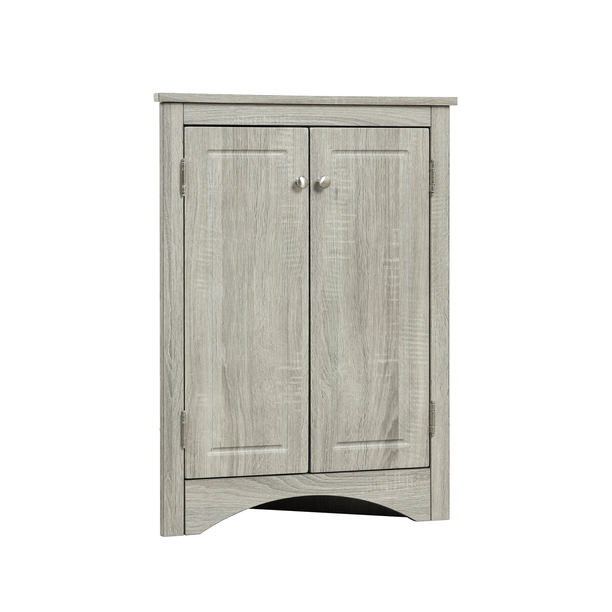 Triangle Bathroom Storage Cabinet with Adjustable Shelves