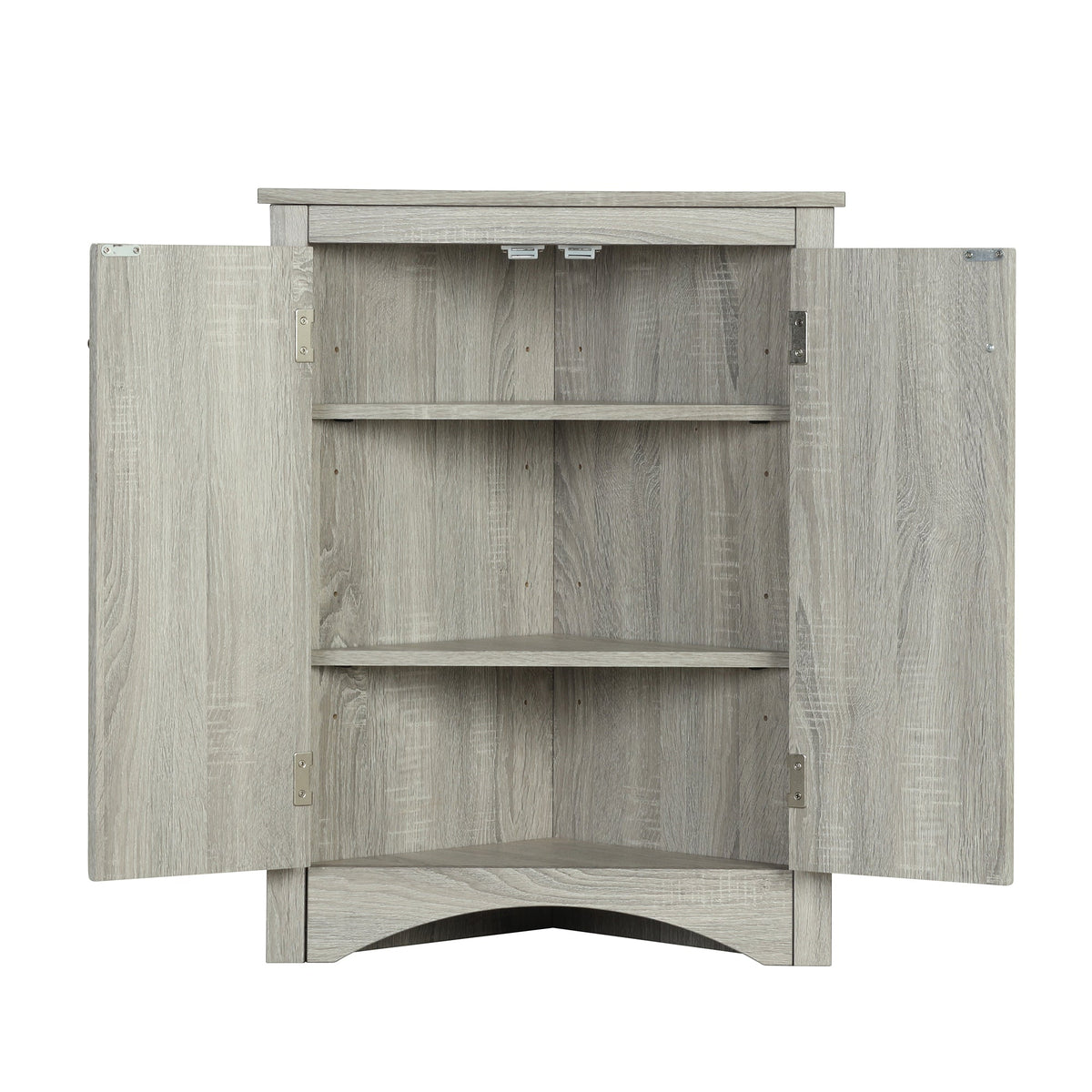 Triangle Bathroom Storage Cabinet with Adjustable Shelves