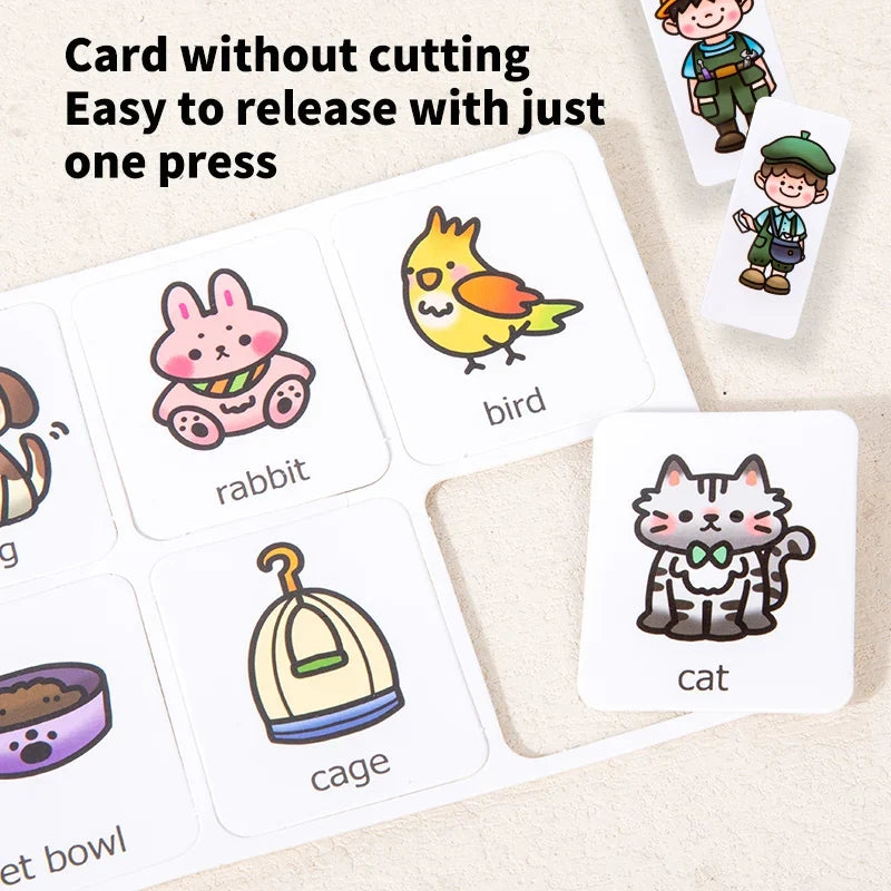 Reusable Matching Activity Book for Quiet Learning