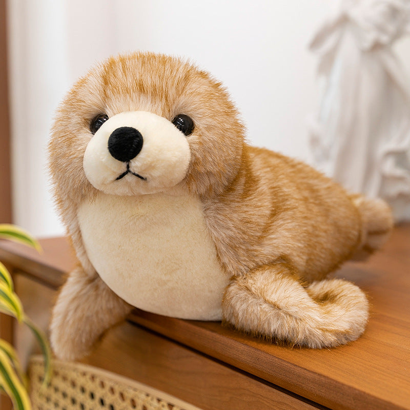 Sea Lion Plush Toy for Cozy Ocean-Themed Bedroom Decor