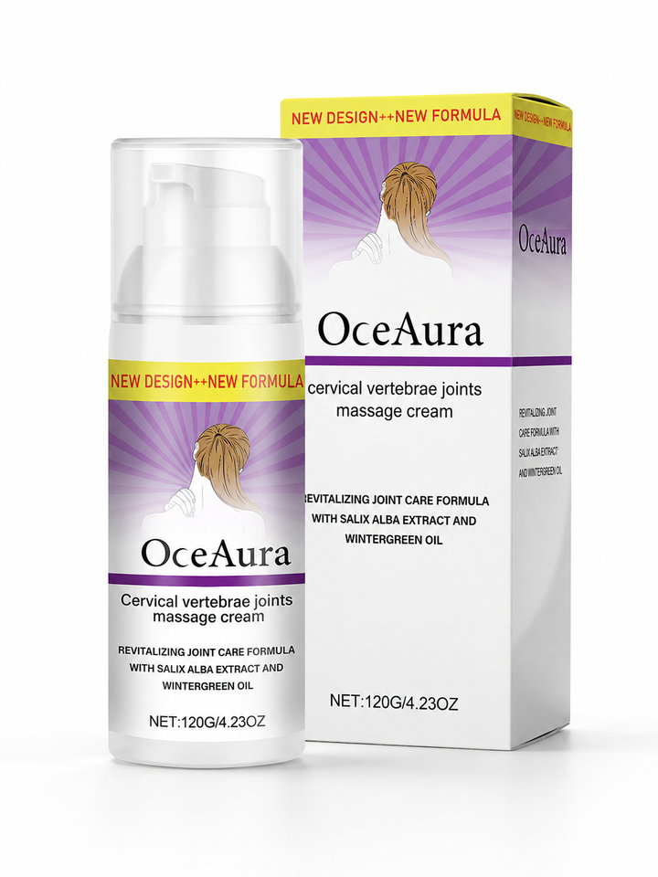 OceAura Neck & Shoulder Massage Cream — 120g