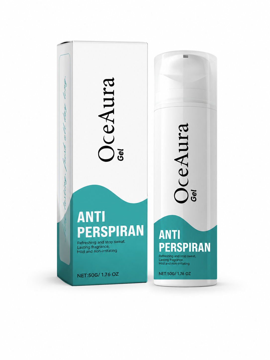 OceAura Antiperspirant Gel — All-Day Fresh Fragrance