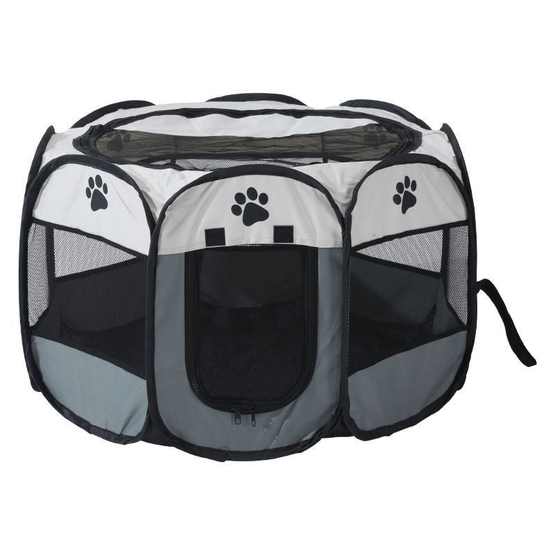 Foldable Pet Playpen for Dogs & Cats | Ventilated