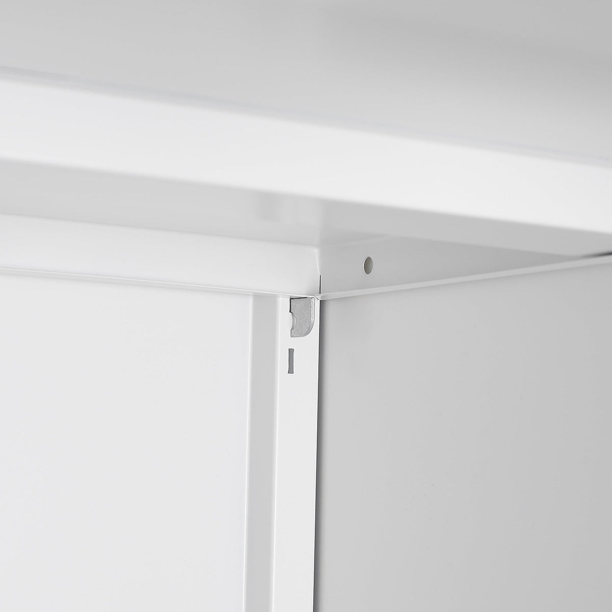 Mobile Printer Stand Cabinet with Doors & Hidden Storage