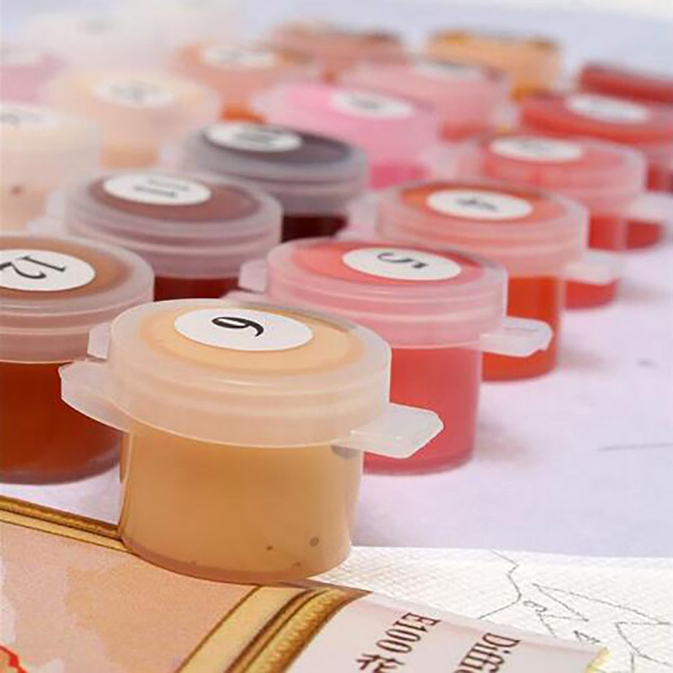 Paint By Numbers Dog Canvas for Relaxing DIY Decor