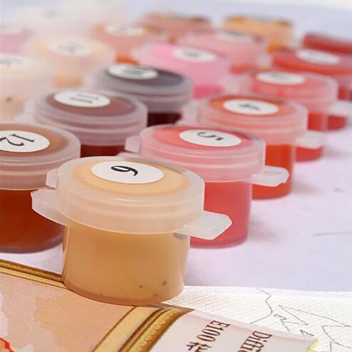 Paint By Numbers Dog Canvas for Relaxing DIY Decor