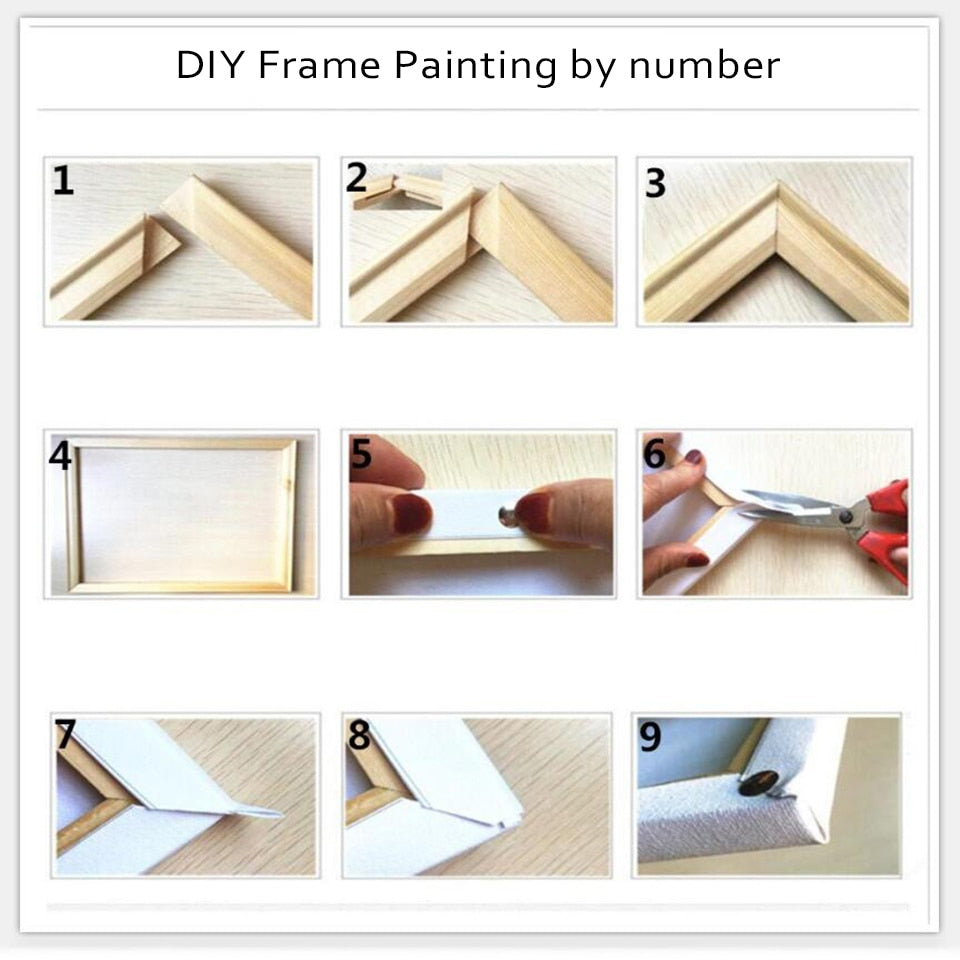 Paint By Numbers Dog Canvas for Relaxing DIY Decor