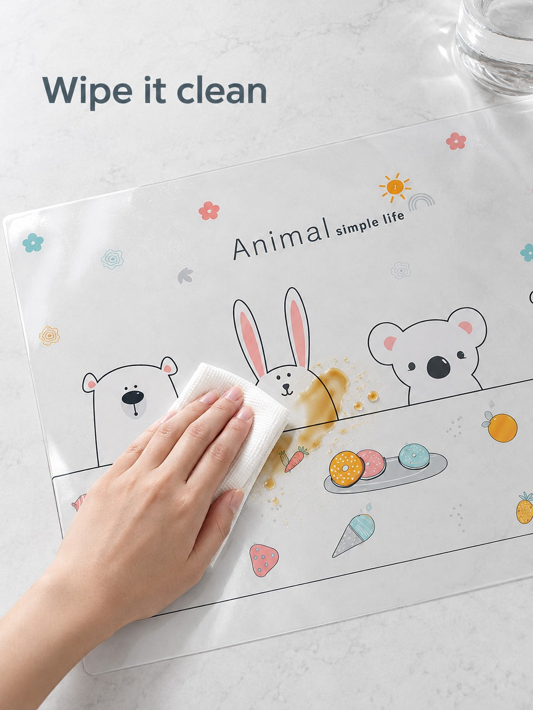 Oil-Proof Kitchen Stove Backsplash Sticker, Wipe Clean