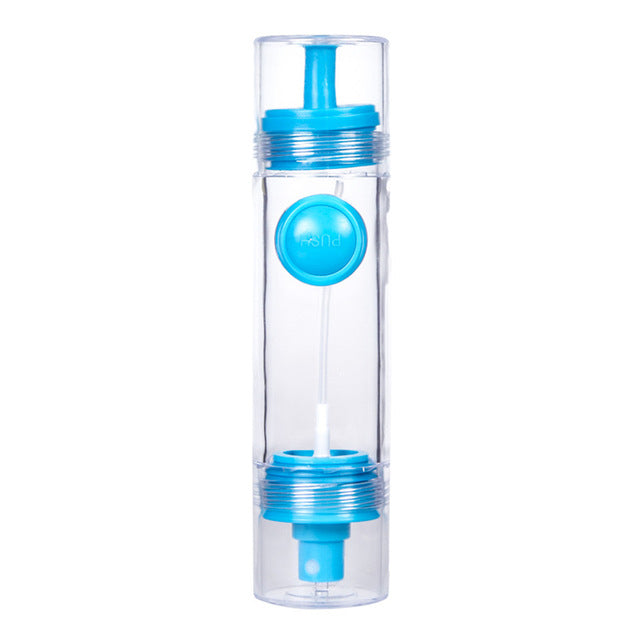 Oil Dispenser Bottle with Push-Button Pour Control