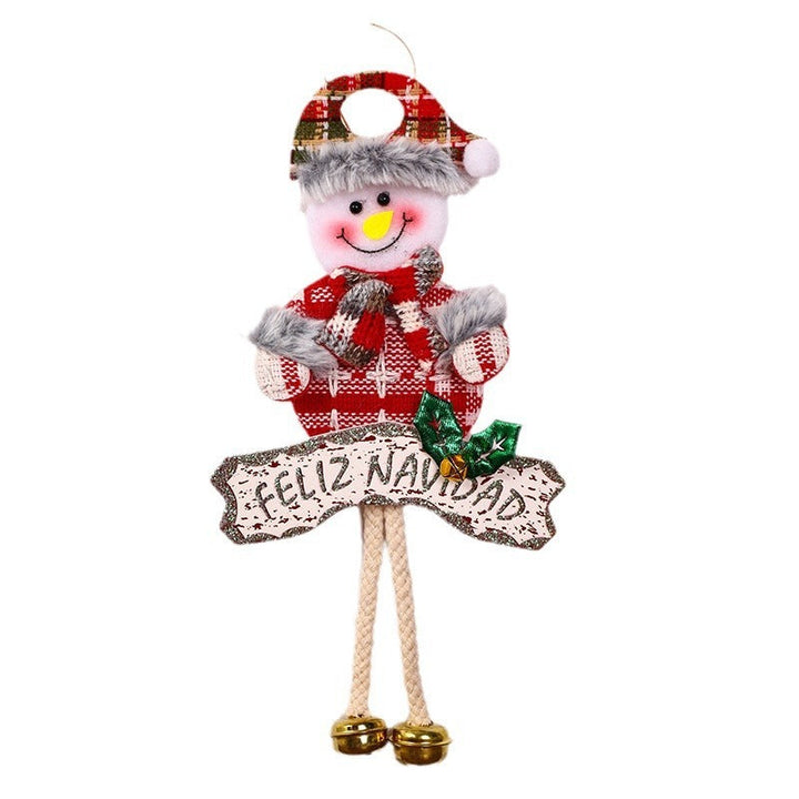 Christmas Tree Pendant With Festive Gold Bell Details