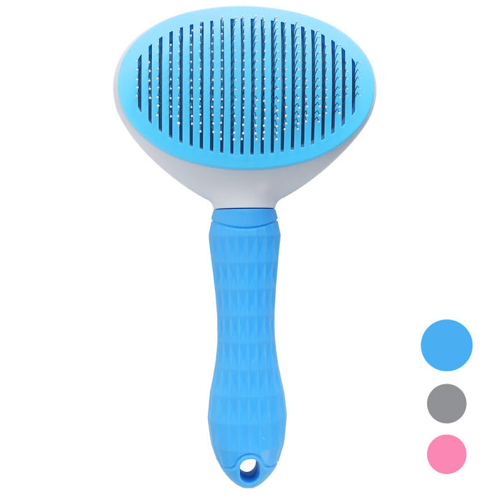 One-Click Pet Grooming Comb for Effortless Hair Removal
