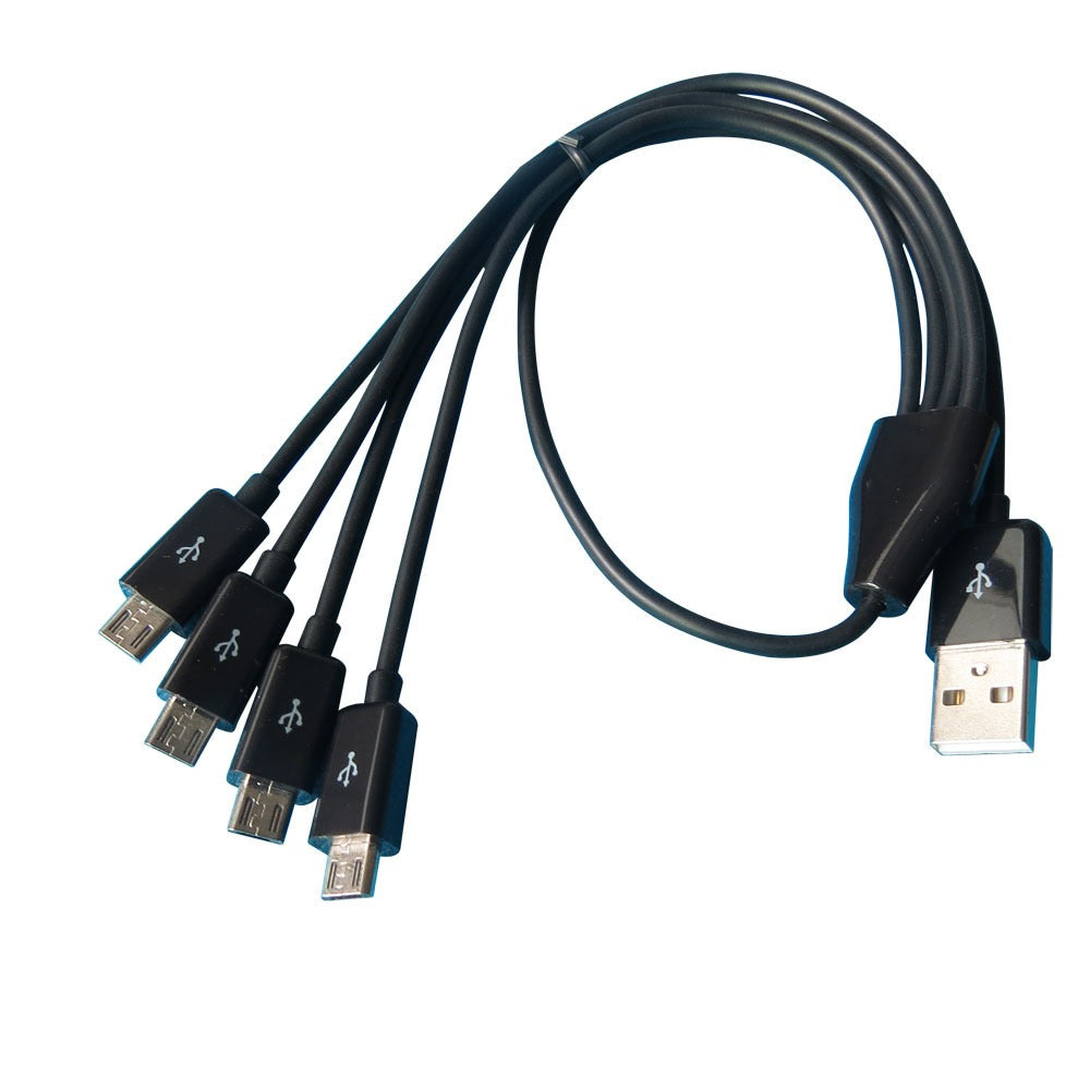 Micro USB 4-Port Multi Charging Cable for Android Phones