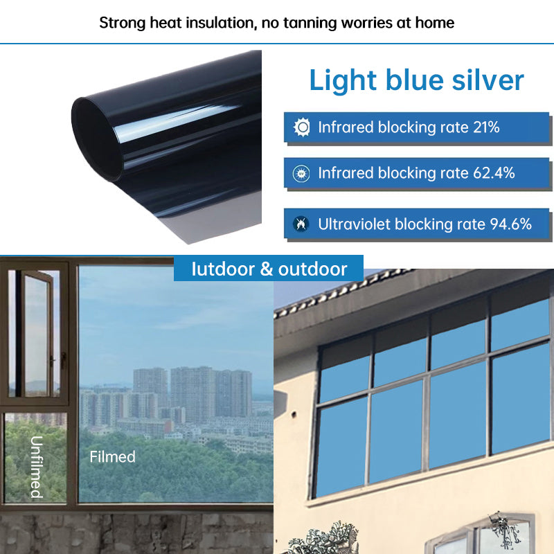 One-Way Window Privacy Film for UV and Heat Control