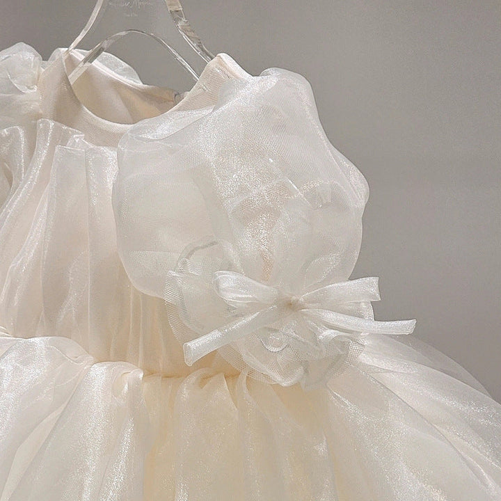 Baby Princess Birthday Dress Ivory First Birthday