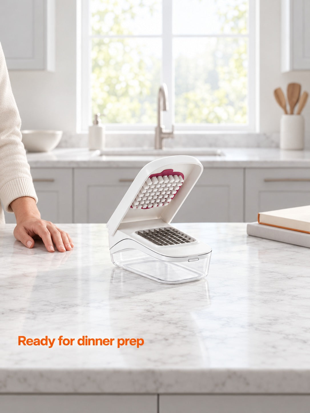 Onion Chopper: Dice Vegetables in One Press