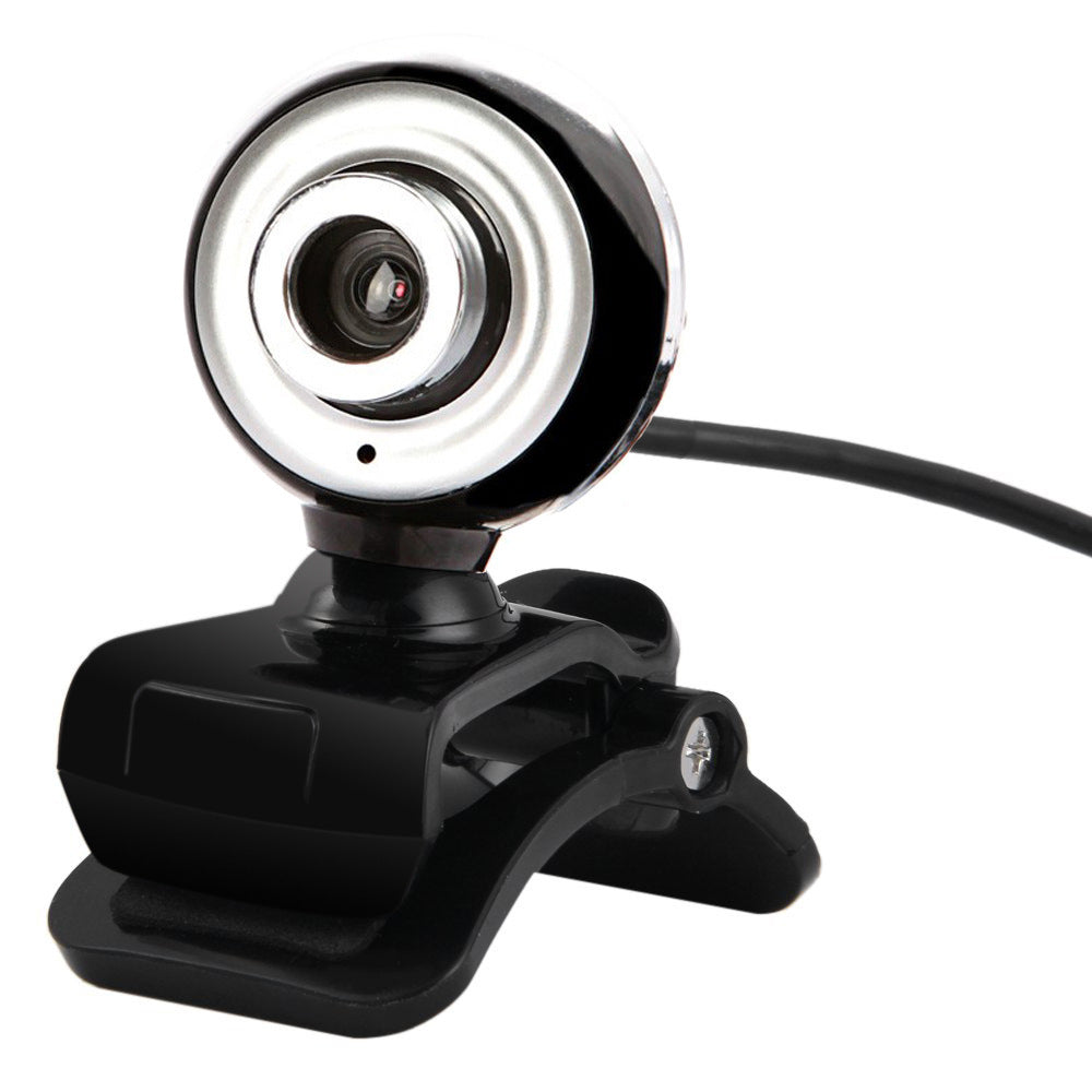 480P USB Webcam with Built-in Mic for Online Classes