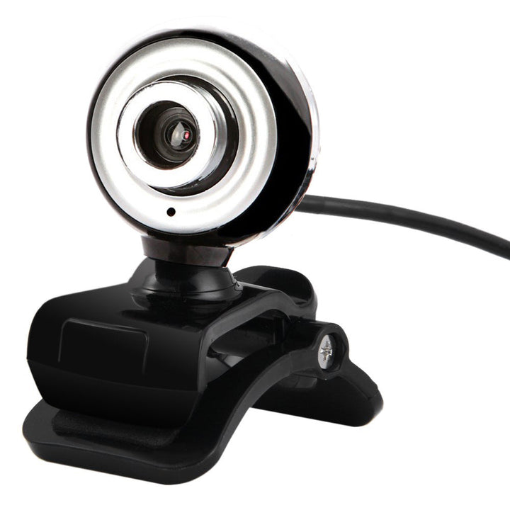 480P USB Webcam with Built-in Mic for Online Classes
