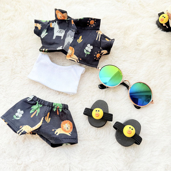 Labubu Outfit Set for Colorful Beach & Party Photos