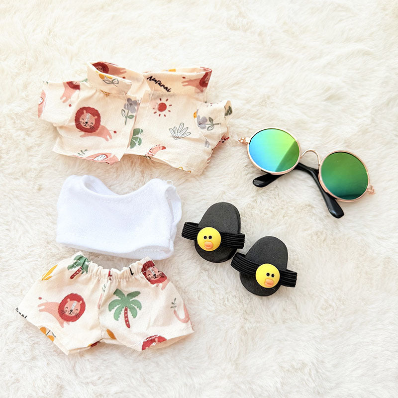 Labubu Outfit Set for Colorful Beach & Party Photos