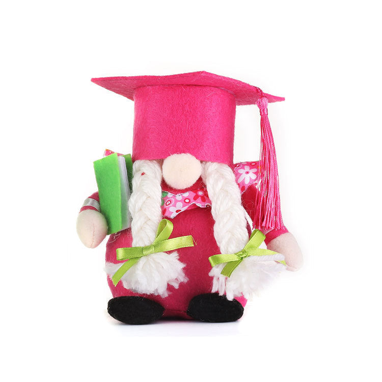 Graduation Gnome Couple Decor for Cheerful Displays