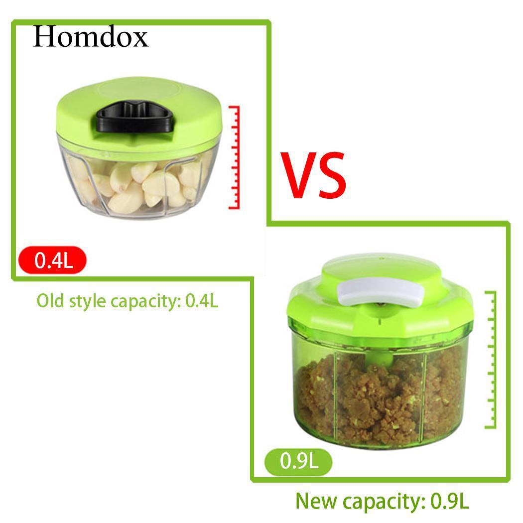 900ml Manual Meat and Garlic Mincer with Pull Cord